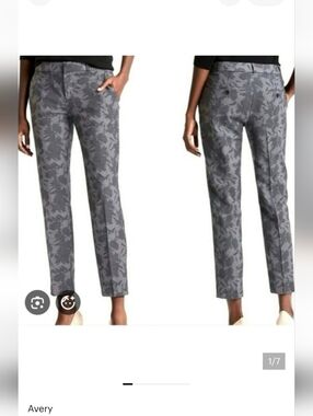 Banana Republic Avery Gray Ankle Pants